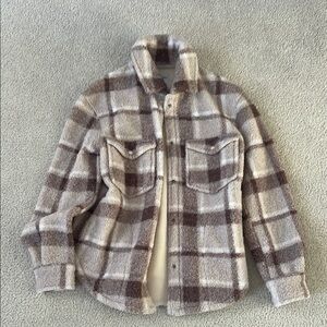 Plaid Fleece Jacket